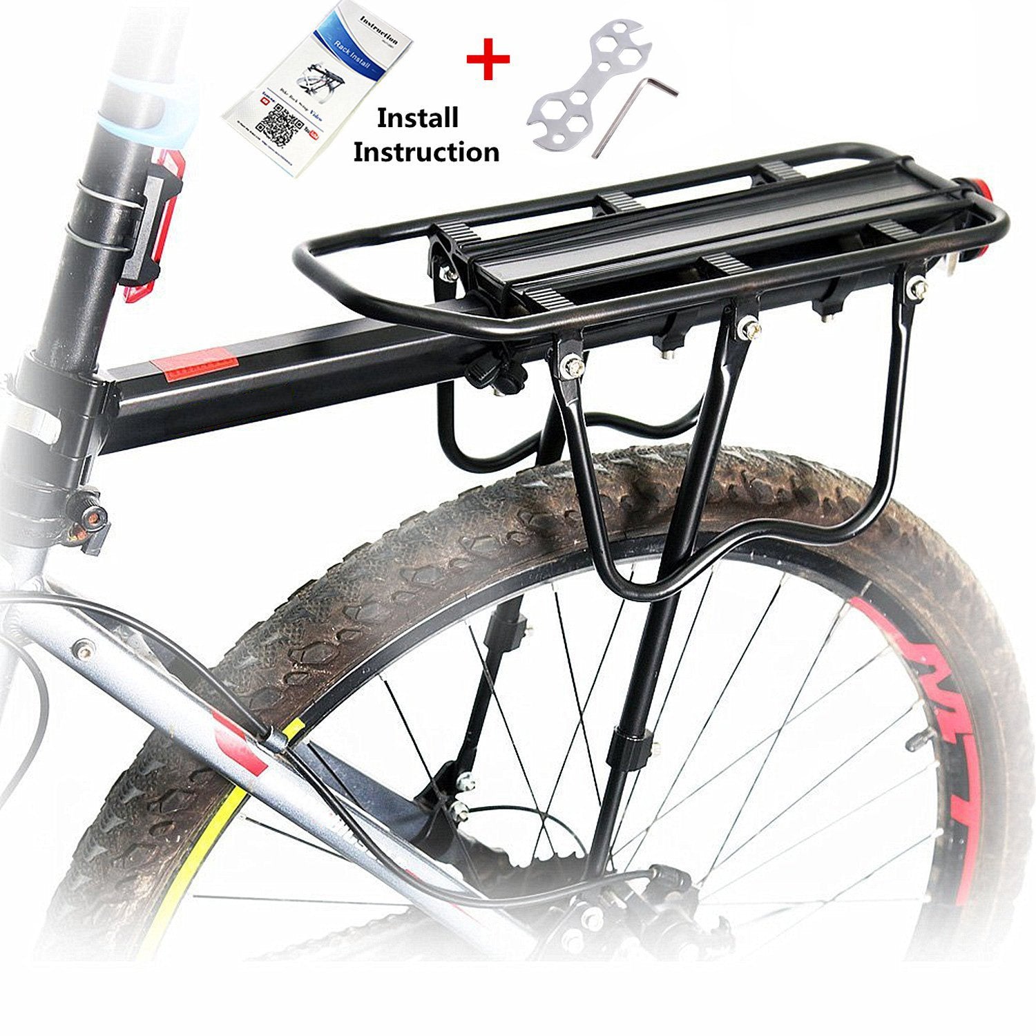 Firmstrong Alloy Rear Bike Cargo Rack - Main Image