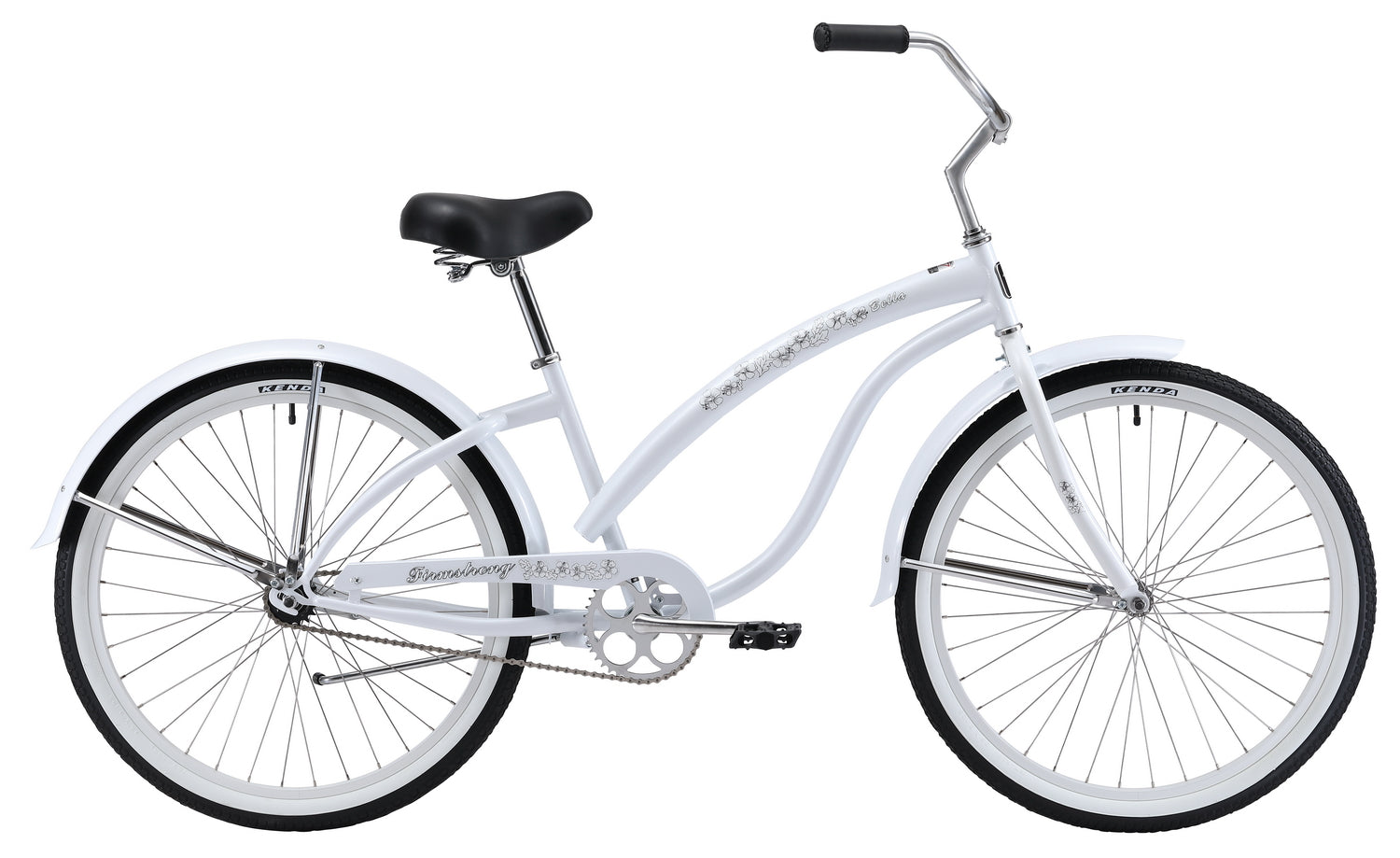 Firmstrong Bella Classic Single-Speed Women's Beach Cruiser Bike