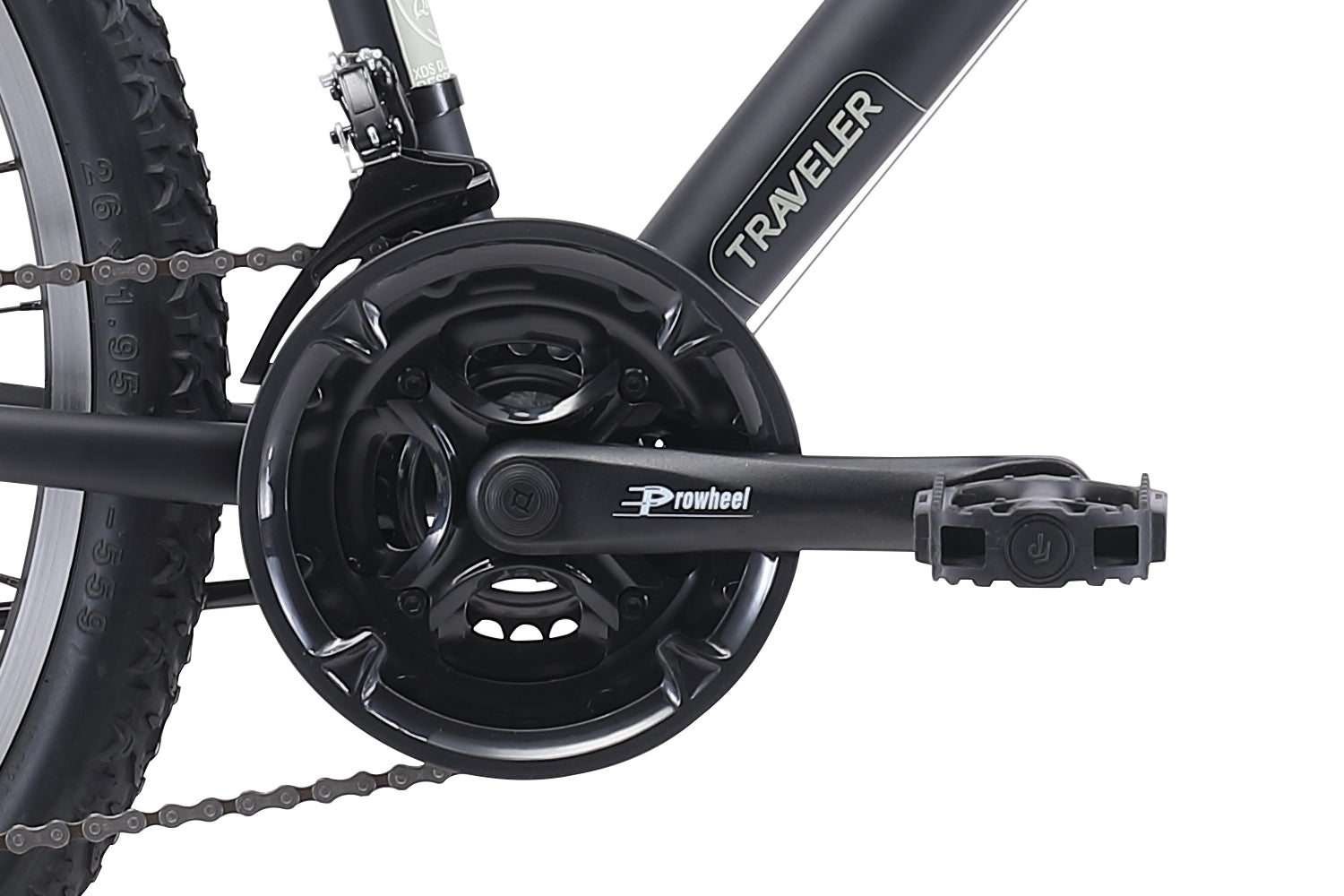 XDSBIKE Traveler 21-Speed Men's 26" Mountain Bike // Matte Black