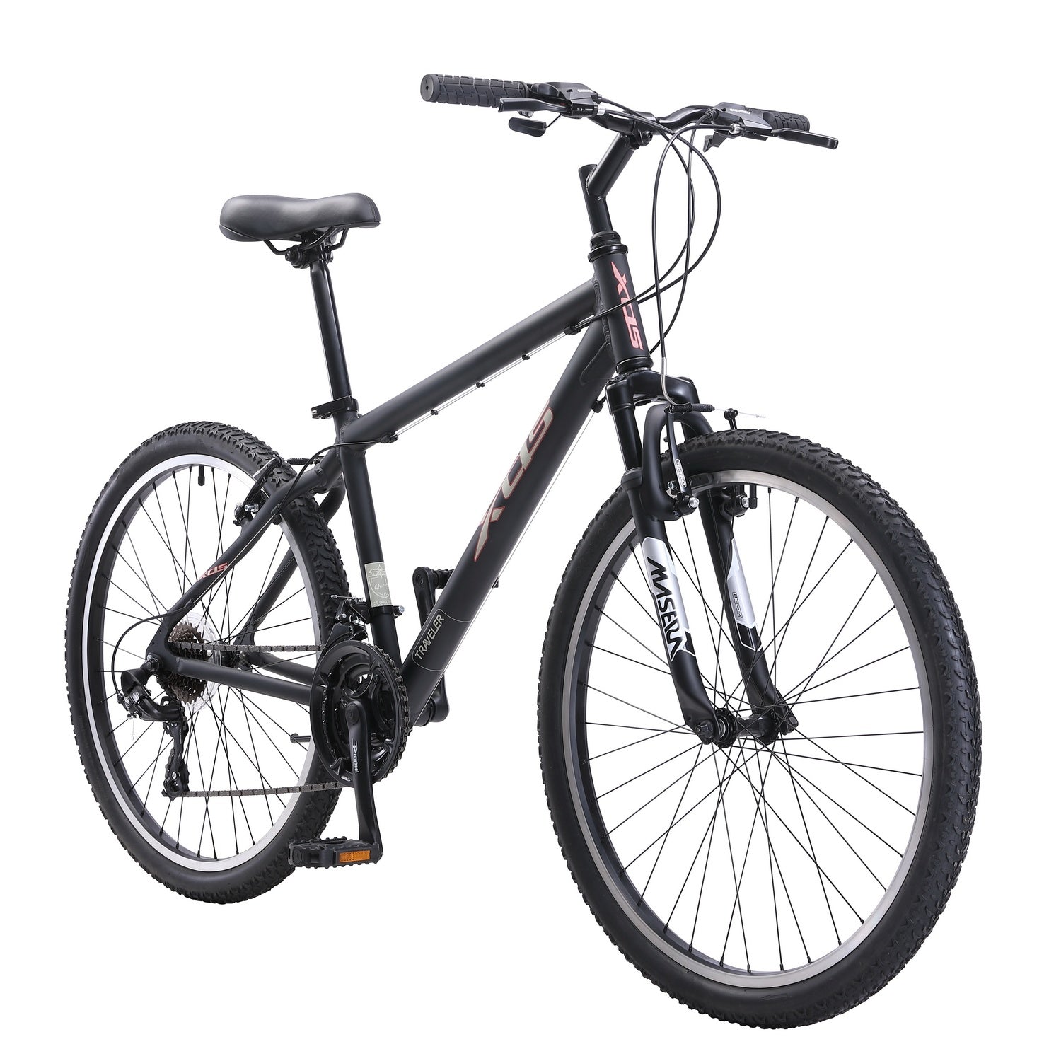 XDSBIKE Traveler 21-Speed Men's 26" Mountain Bike // Matte Black