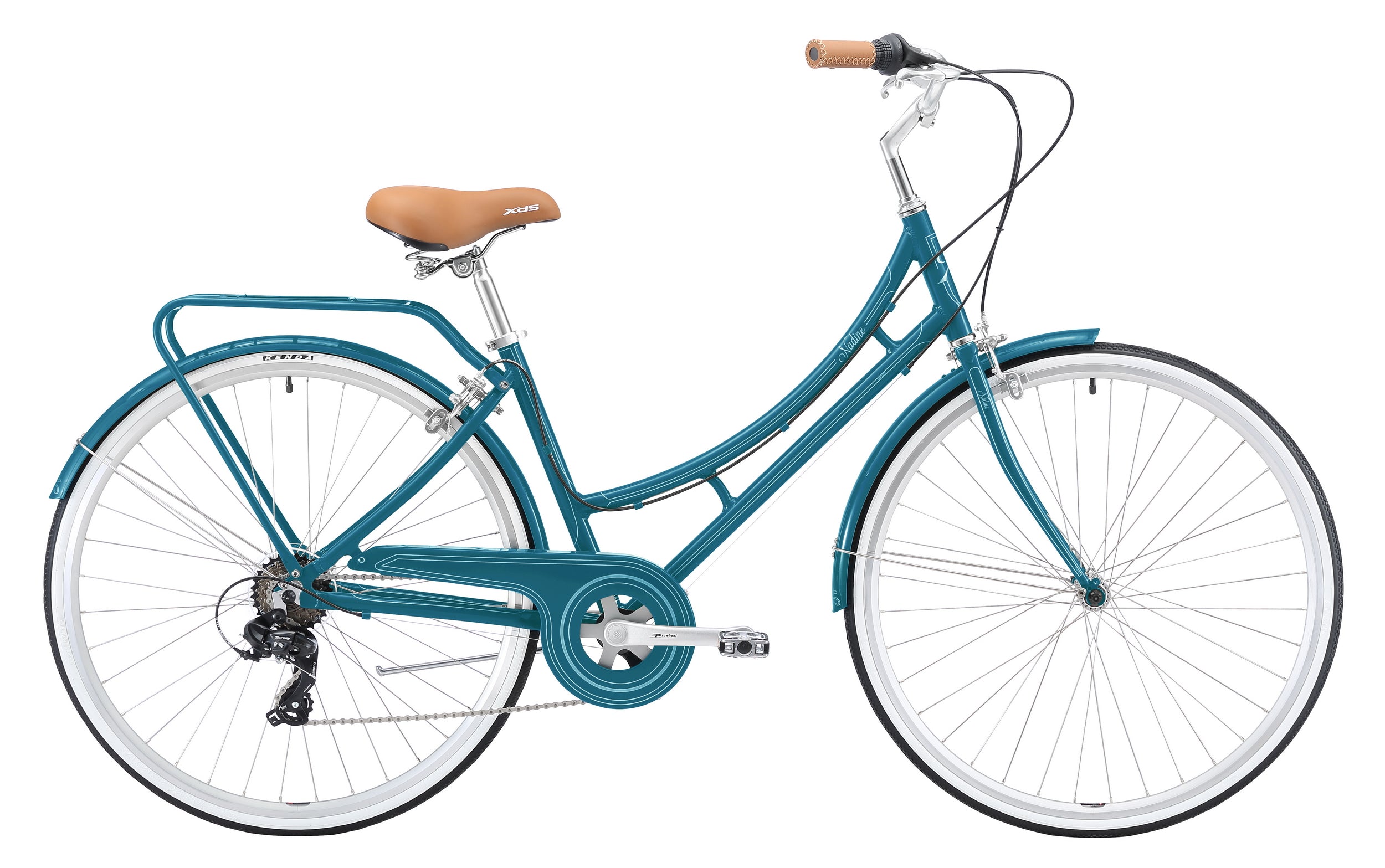 XDSBIKE Nadine 7sp Women's Step-Through City Bike // Teal