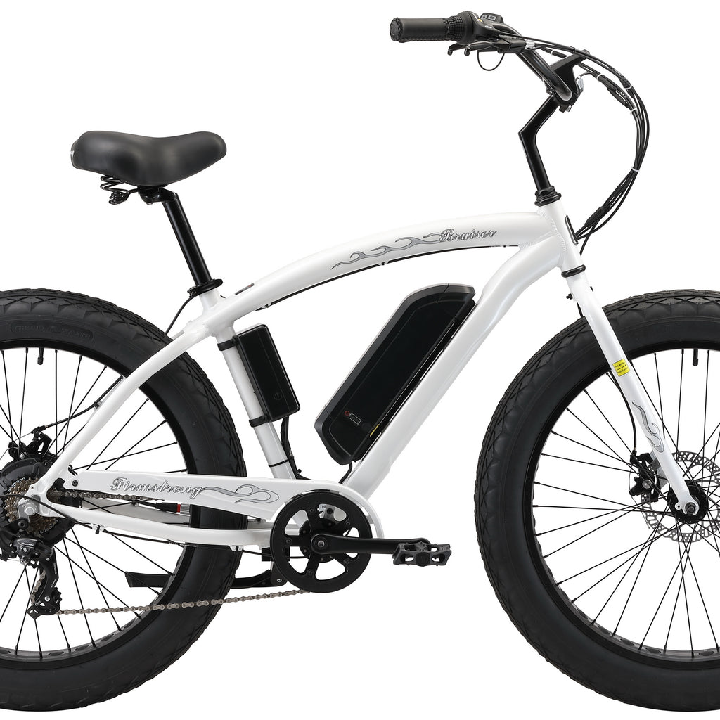 Electric Bike Cruiser With Basket Viribus Electric Bike For Women