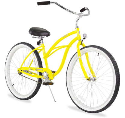 yellow-beach-cruiser-bike-women