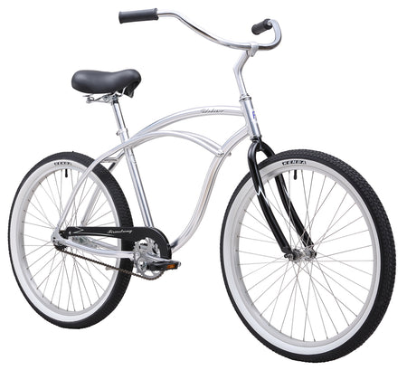 Firmstrong Urban Man Alloy 26 in. Single Speed Beach Cruiser Bicycle Matte Black, Men's