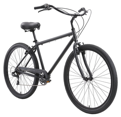 Firmstrong 29" Black Rock 7 Speed, Matte Black - Men's Beach Cruiser Bike w/ Heavy Duty Wheel