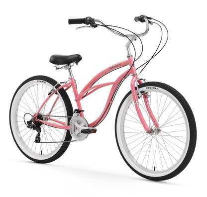 Firmstrong Urban Lady 21 Speed - Women's Beach Cruiser Bicycle