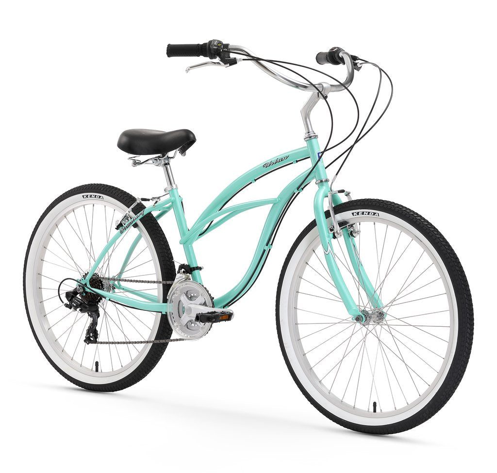 Firmstrong Urban Lady 21 Speed - Women's Beach Cruiser Bicycle